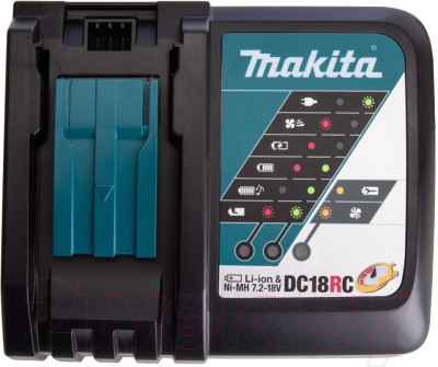 Зарядное устройство для электроинструмента Makita DC18RC - фото 5 - id-p225521297