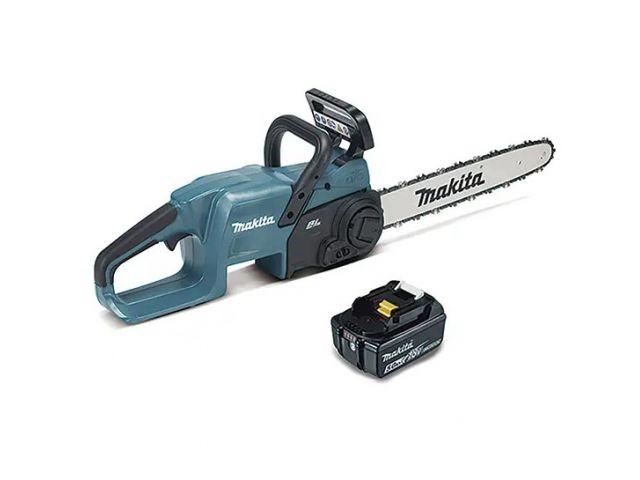 Аккум. пила цепная MAKITA DUC 407 RT шина 40 см (16"), 3/8, 1.1 мм (18.0 В1 акк.5.0 А/ч Li-Ion) - фото 1 - id-p225524358