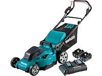 Газонокосилка аккумуляторная MAKITA DLM480CT2 (36.0 В, 2 акк., 5.0 А/ч, Li-Ion, шир. 480 мм, выс. 20-100 мм,