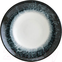 Тарелка столовая глубокая Bonna Sepia Mid White / SPA-MWGRM27CK
