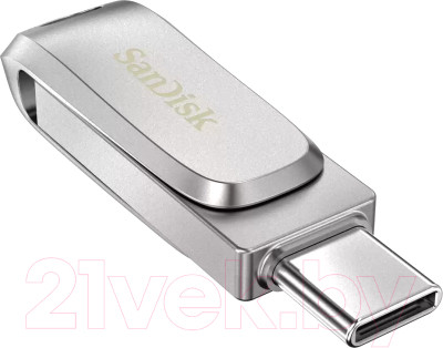 Usb flash накопитель SanDisk Ultra Dual Drive Luxe USB Type-C 256GB (SDDDC4-256G-G46) - фото 1 - id-p225529745