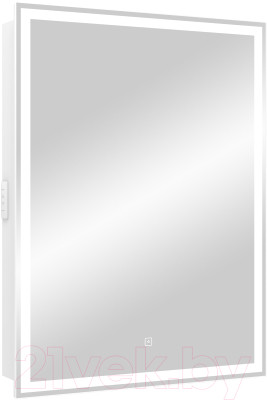 Шкаф с зеркалом для ванной Континент Allure Led 60х80 R - фото 2 - id-p225533172