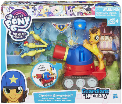 Игровой набор Hasbro My Little Pony Чиз сэндвич на праздничном танке / B6010 - фото 6 - id-p225526472