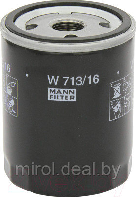 Масляный фильтр Mann-Filter W713/16 - фото 1 - id-p225534796