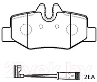 Тормозные колодки HSB HP9676