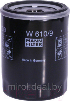 Масляный фильтр Mann-Filter W610/9 - фото 1 - id-p225545787