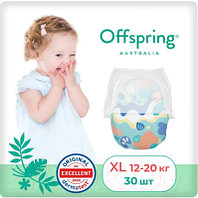 Подгузники-трусики детские Offspring XL 12-20кг Море / OF02XLAQT