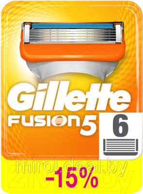Набор сменных кассет Gillette Fusion - фото 2 - id-p225545902