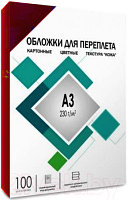 Обложки для переплета Гелеос A3 под кожу / CCA3R