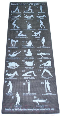 Коврик для йоги и фитнеса ZEZ Sport KB-A6 - фото 4 - id-p225541246