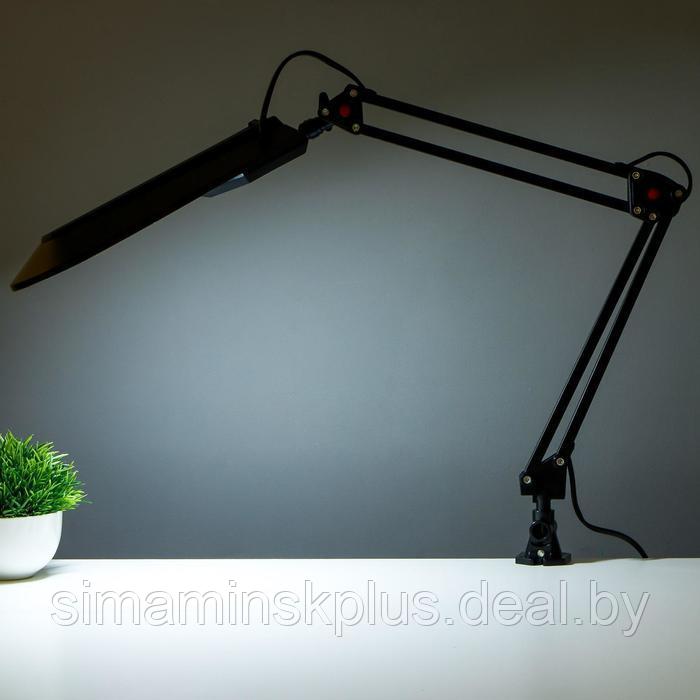Лампа настольная UTLED-017С на струбцине, G23 8Вт LED черный - фото 3 - id-p225554429