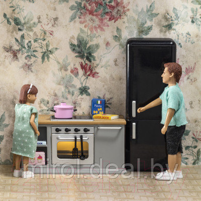 Комплект аксессуаров для кукольного домика Lundby Кухонный остров и холодильник / LB-60201800 - фото 2 - id-p225550451