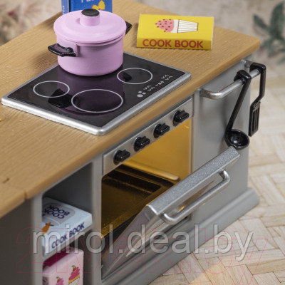 Комплект аксессуаров для кукольного домика Lundby Кухонный остров и холодильник / LB-60201800 - фото 3 - id-p225550451