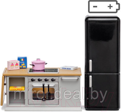 Комплект аксессуаров для кукольного домика Lundby Кухонный остров и холодильник / LB-60201800 - фото 6 - id-p225550451