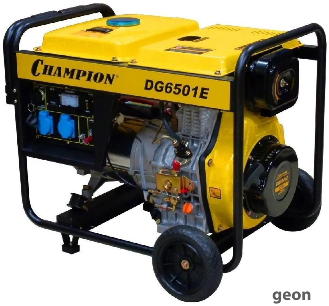 Дизельный генератор Champion DG6501E - фото 2 - id-p225553576