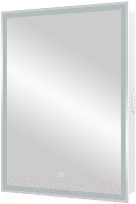 Шкаф с зеркалом для ванной Континент Allure Led 60х80 L - фото 1 - id-p225555092