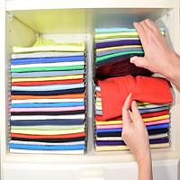 Система-органайзер хранения одежды T-SHIRT ORGANIZING SYSTEM, 10 шт. Всегда порядок.