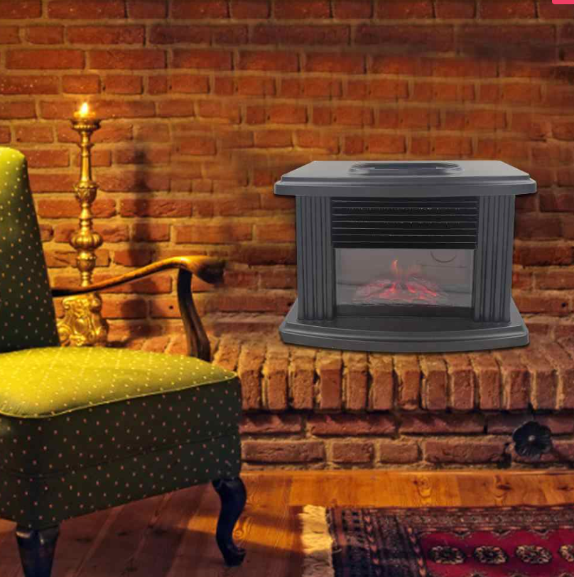 Обогреватель для дома, мини камин настольный с эффектом огня - фото 2 - id-p225556621
