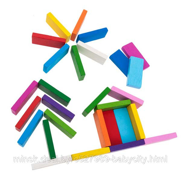 Плашки цветные - развивающая игрушка Томик 6675 - фото 3 - id-p225558328