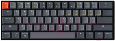 Клавиатура Keychron K12 Grey RGB Gateron G Pro Red Switch RU / K12-B1 - фото 1 - id-p225560234