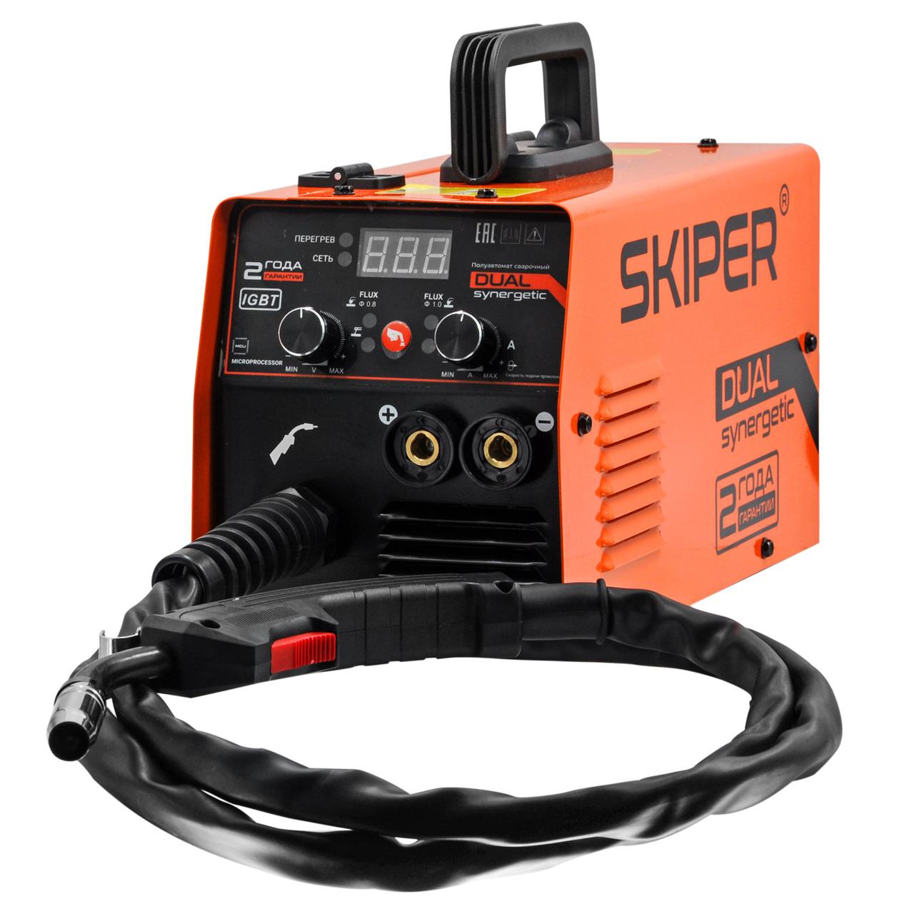 Полуавтомат сварочный SKIPER FLUX/MMA-210D-5 (2 ГОДА гар, 210A, FLUX/MMA/TIG) - фото 2 - id-p225560547