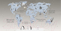 Фотообои листовые Citydecor Карта мира на русском 5