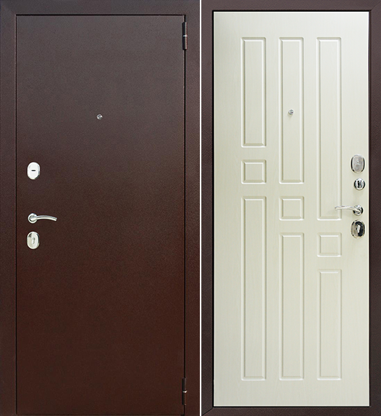 Двери входные металлические Гарда 8 мм, белый ясень - фото 1 - id-p225567248
