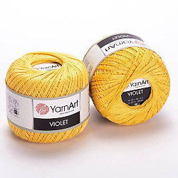 Пряжа YarnArt Violet цвет 4653 желтый
