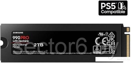 SSD Samsung 990 Pro с радиатором 2TB MZ-V9P2T0CW, фото 2