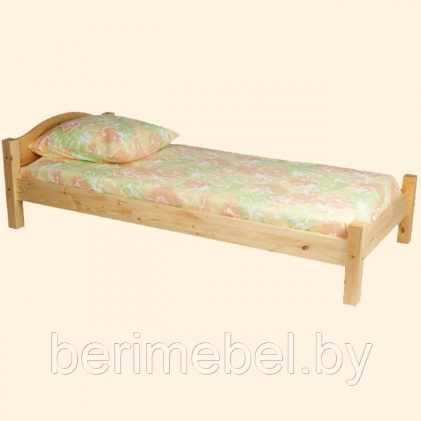 Кровать "Леона-1" МД-218 (90х200) сосна натуральная