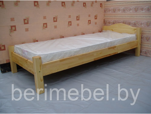 Кровать "Леона-1" МД-218 (90х200) сосна натуральная, фото 4