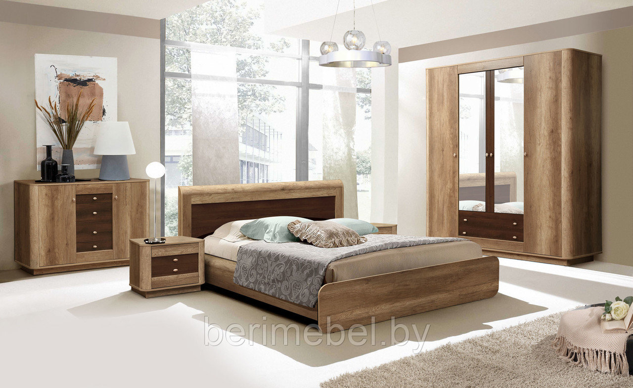 Комплект мебели для спальни Фантазия (дуб каньон/дуб кальяри) - фото 2 - id-p168538800