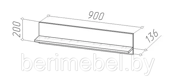 Мебель для гостиной "Сити-1" (белый/дуб сонома) - фото 9 - id-p204529187