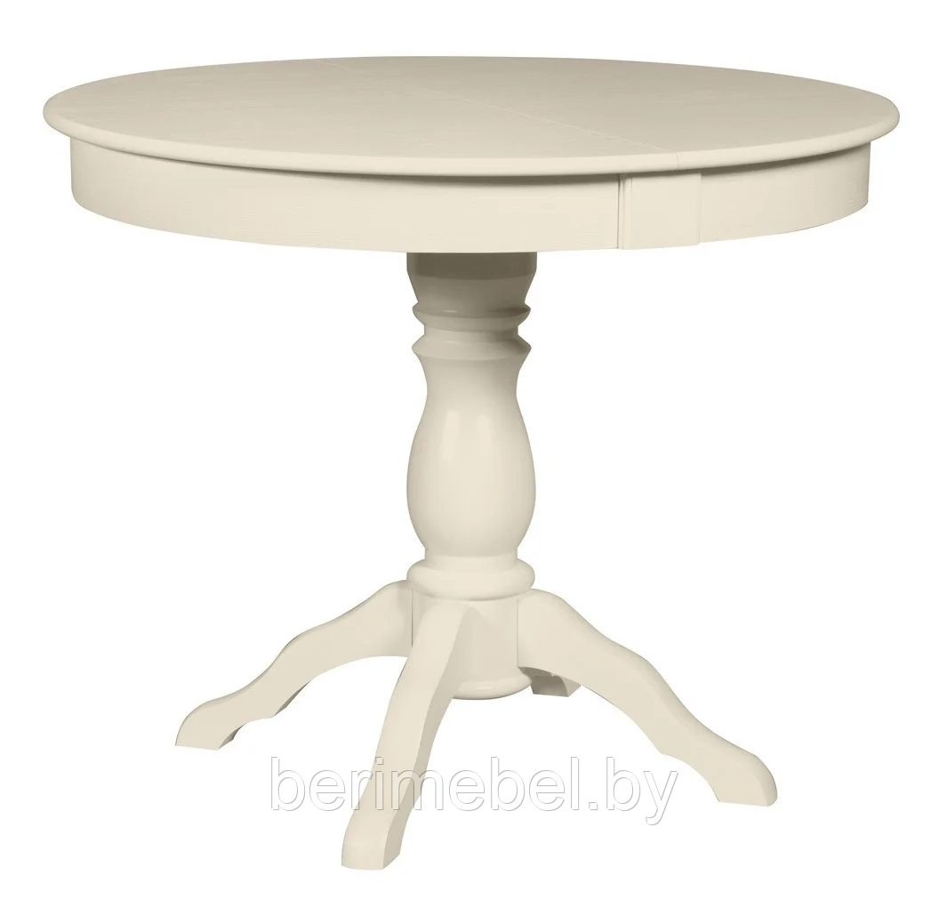 Стол обеденный "Гелиос" раздвижной Мебель-Класс Cream White