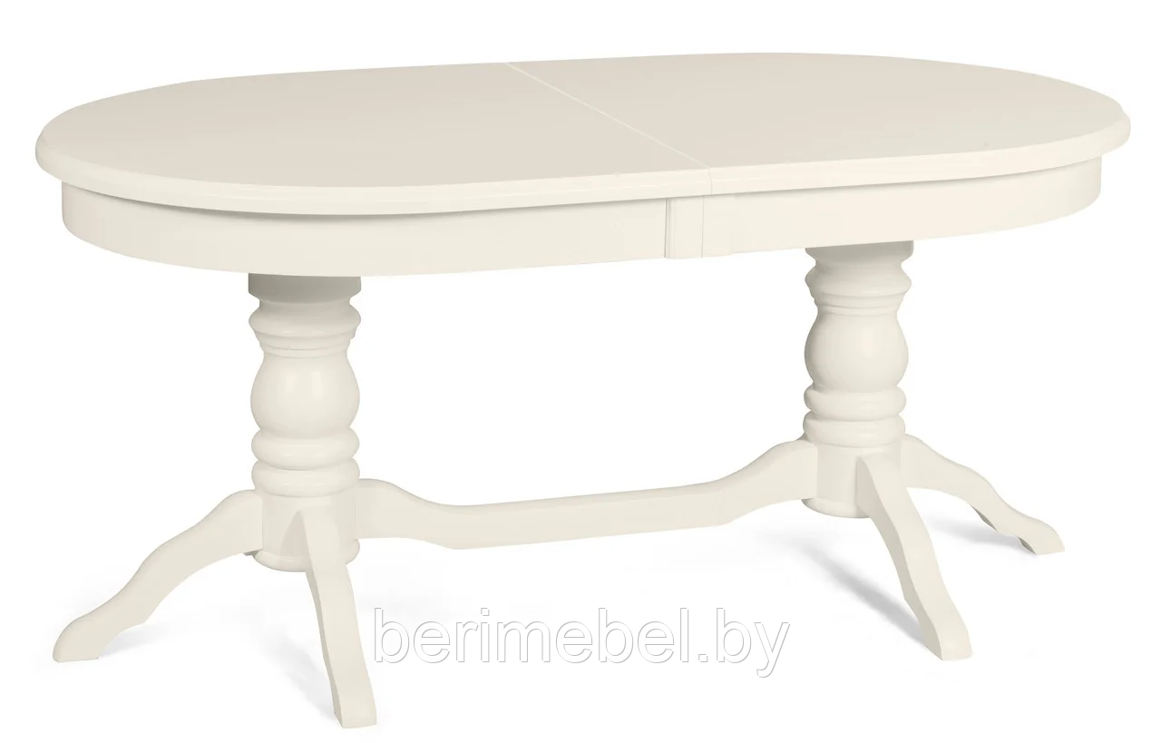 Стол обеденный "Зевс" раздвижной Мебель-Класс Cream White
