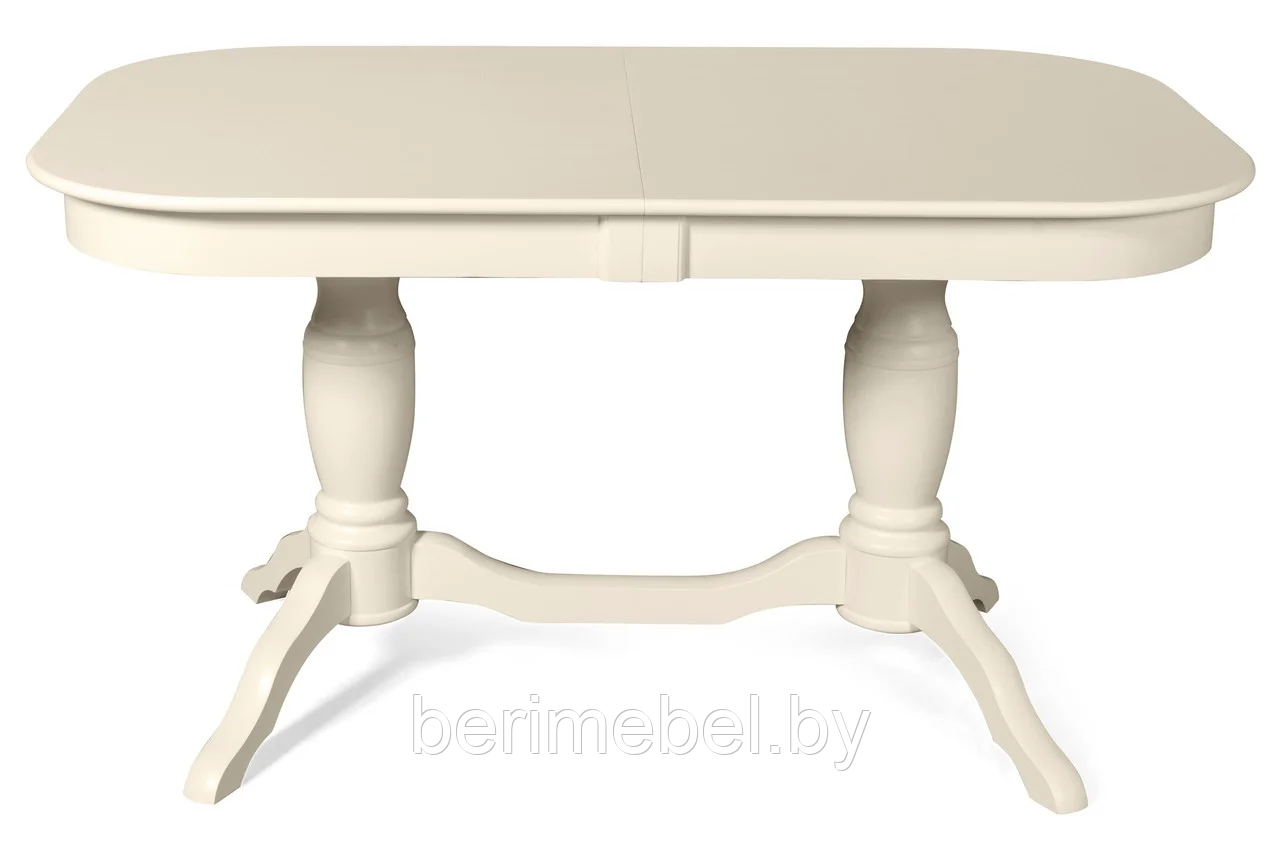 Стол обеденный "Арго" раздвижной Мебель-Класс Cream White