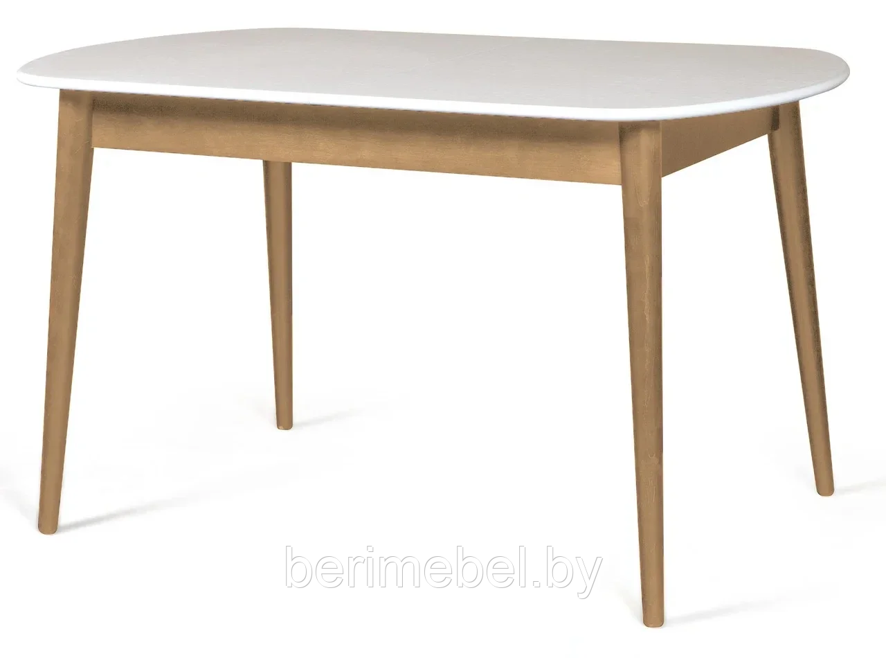 Стол обеденный "Эней" раздвижной Мебель-Класс Белый+P43 - фото 1 - id-p205398324