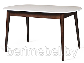 Стол обеденный "Эней" раздвижной Мебель-Класс Белый+Dark OAK