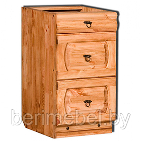 Мебель для кухни "Викинг GL" шкаф-стол с 3-мя ящиками  (450мм) №2  (с метабоксами)