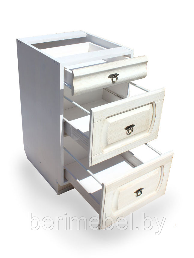 Мебель для кухни "Викинг GL" шкаф-стол с 3-мя ящиками (450мм) №2 (с метабоксами) - фото 3 - id-p208854085