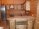Мебель для кухни "Викинг GL" шкаф-стол в угол (990мм) №6 (с полкой), фото 5