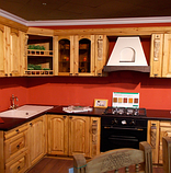 Мебель для кухни "Викинг GL" шкаф настенный угловой №11, фото 6