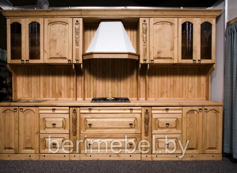 Мебель для кухни "Викинг GL" шкаф настенный угловой с дверью №11/1 - фото 4 - id-p208876119