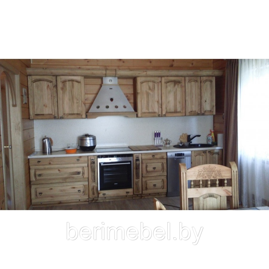 Мебель для кухни "Викинг GL" шкаф-стол (300мм) №14 (с полкой) - фото 4 - id-p208878546