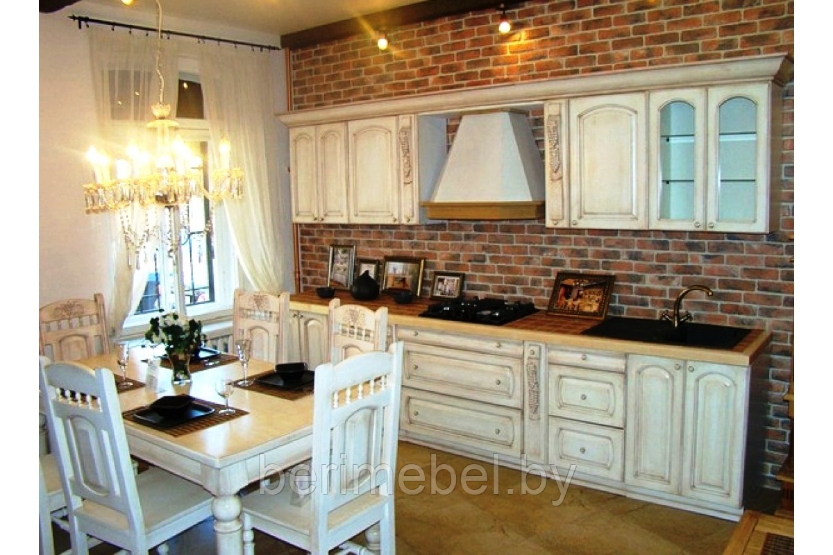 Мебель для кухни "Викинг GL" шкаф настенный (900мм) с 2-мя дверями с полкой (двери стекло) №24 - фото 3 - id-p208952974