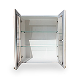 Мебель для кухни "Викинг GL" шкаф настенный с 2-мя дверями с полкой (двери стекло) (800мм) №32, фото 2