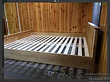 Кровать двух спальная 180х200 бейц-масло Могилёвдрев, фото 3