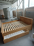 Кровать двух спальная 180х200 бейц-масло Могилёвдрев, фото 7