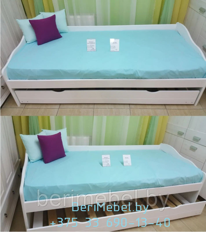 Кровать «Дейбед 10» (белый воск) МД-225 - фото 2 - id-p117148497