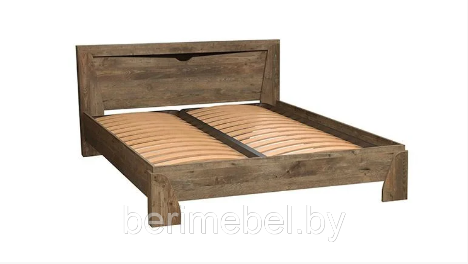 Кровать "Лючия" с настилом 140 см 33.09-01 (кейптуан/венге) Олмеко - фото 2 - id-p137023228